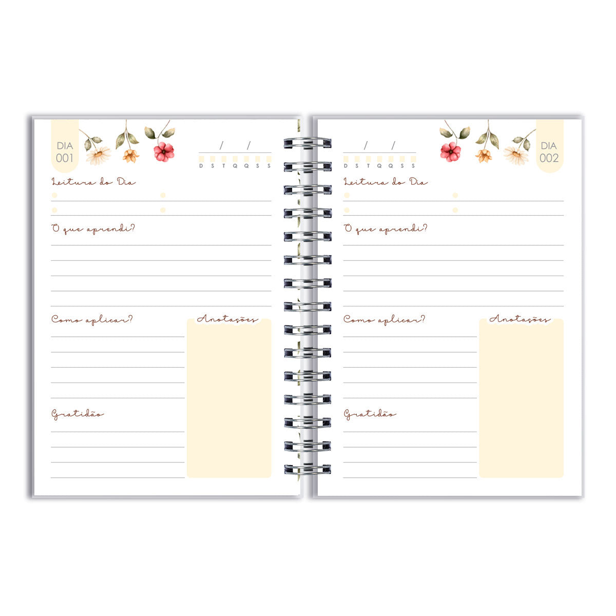 Caderno Devocional - Leitura da Bíblia