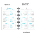Agenda 2026 Personalizada Mármore Aqua