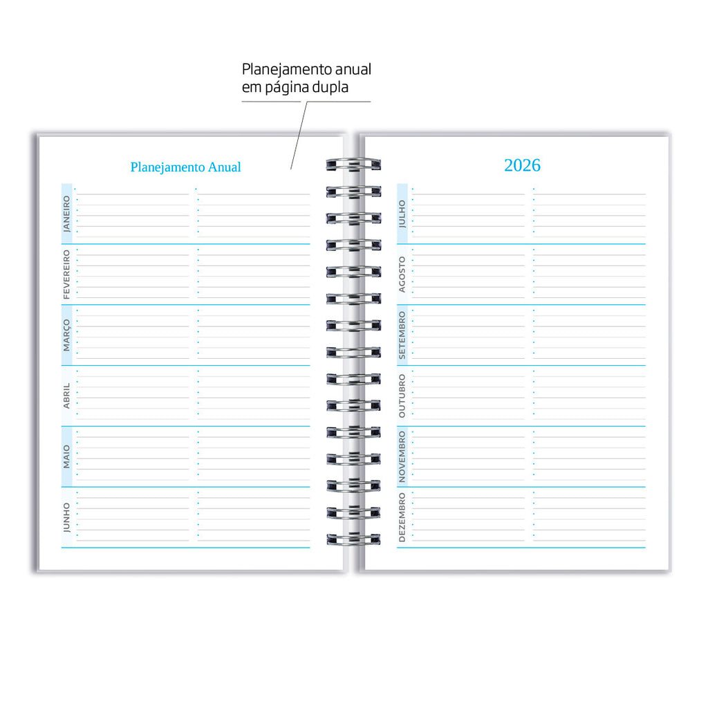 Agenda 2026 Personalizada Musical Notas