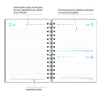 Agenda 2026 Personalizada Mármore Aqua
