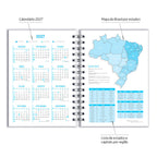 Agenda 2026 Personalizada Mármore Aqua