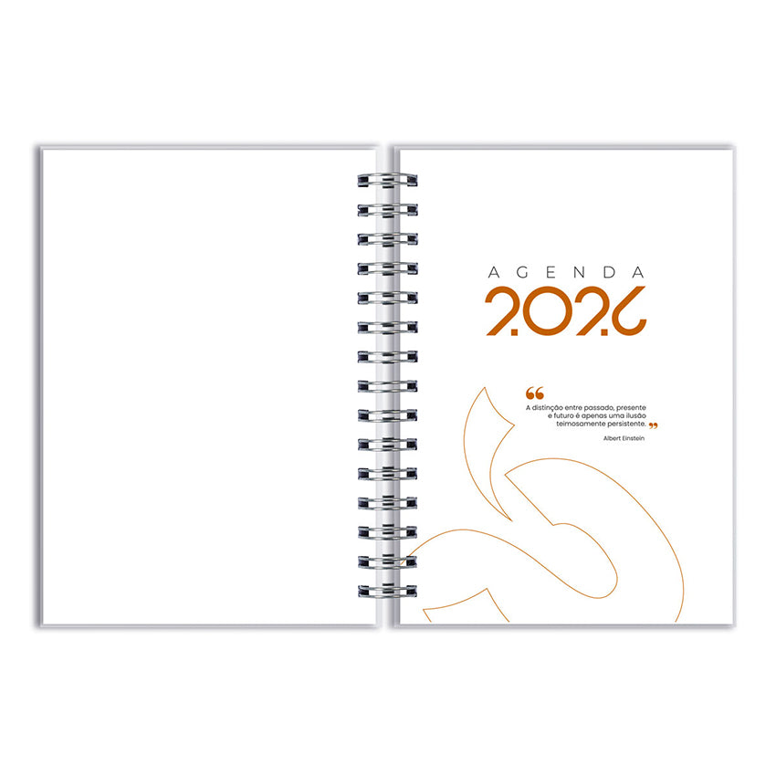 Agenda 2026 Personalizada Espiral do Tempo