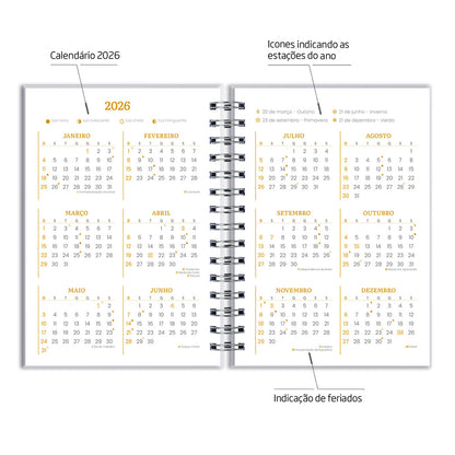 Agenda 2026 Personalizada Good Vibes