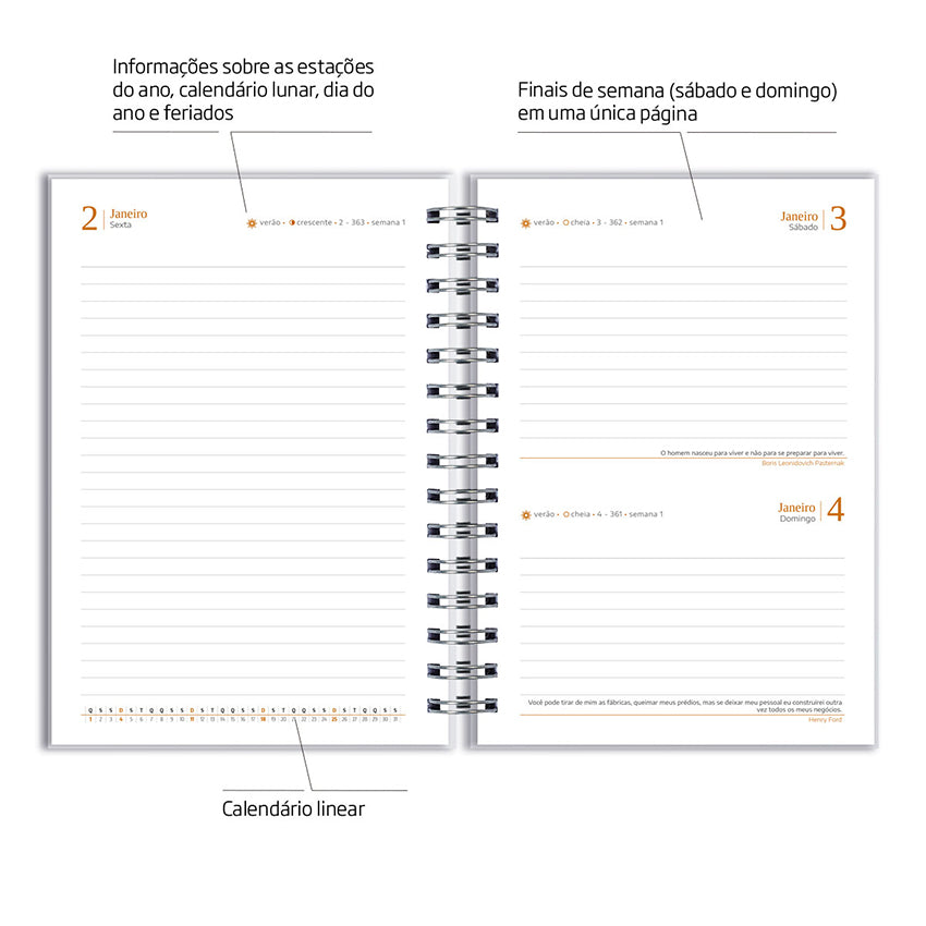 Agenda 2026 Personalizada Musical Shadows