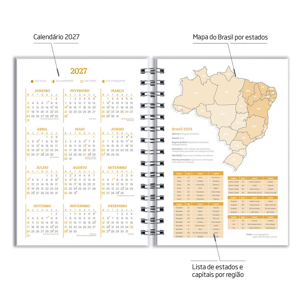Agenda 2026 Personalizada Good Vibes