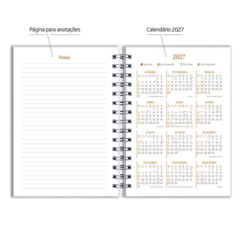 Agenda 2026 Personalizada Musical Shadows