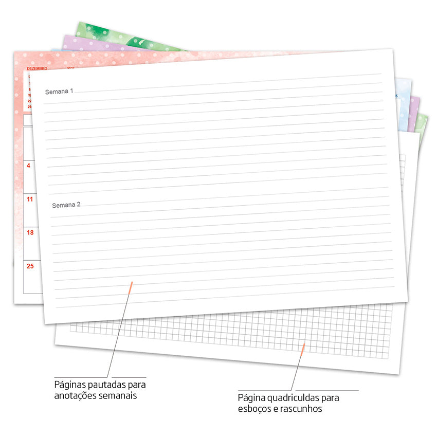 Desk Planner Mensal Personalizado