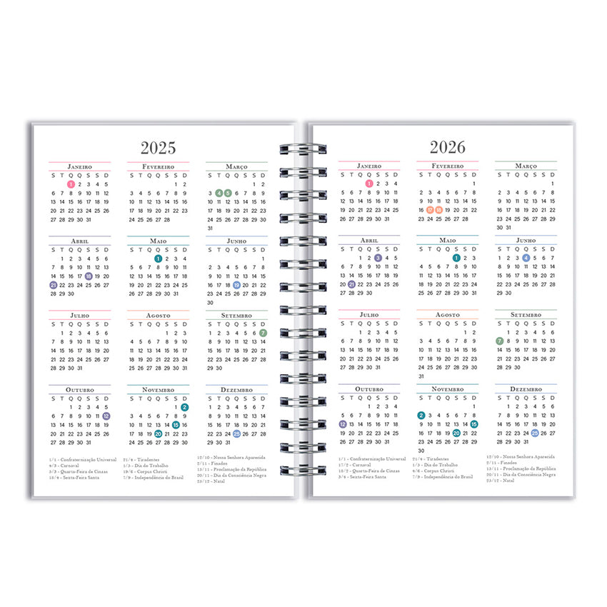 Planner Semanal Personalizado Colorful Quilt