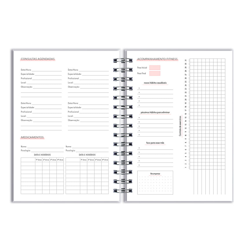 Planner Semanal Personalizado Colorful Quilt