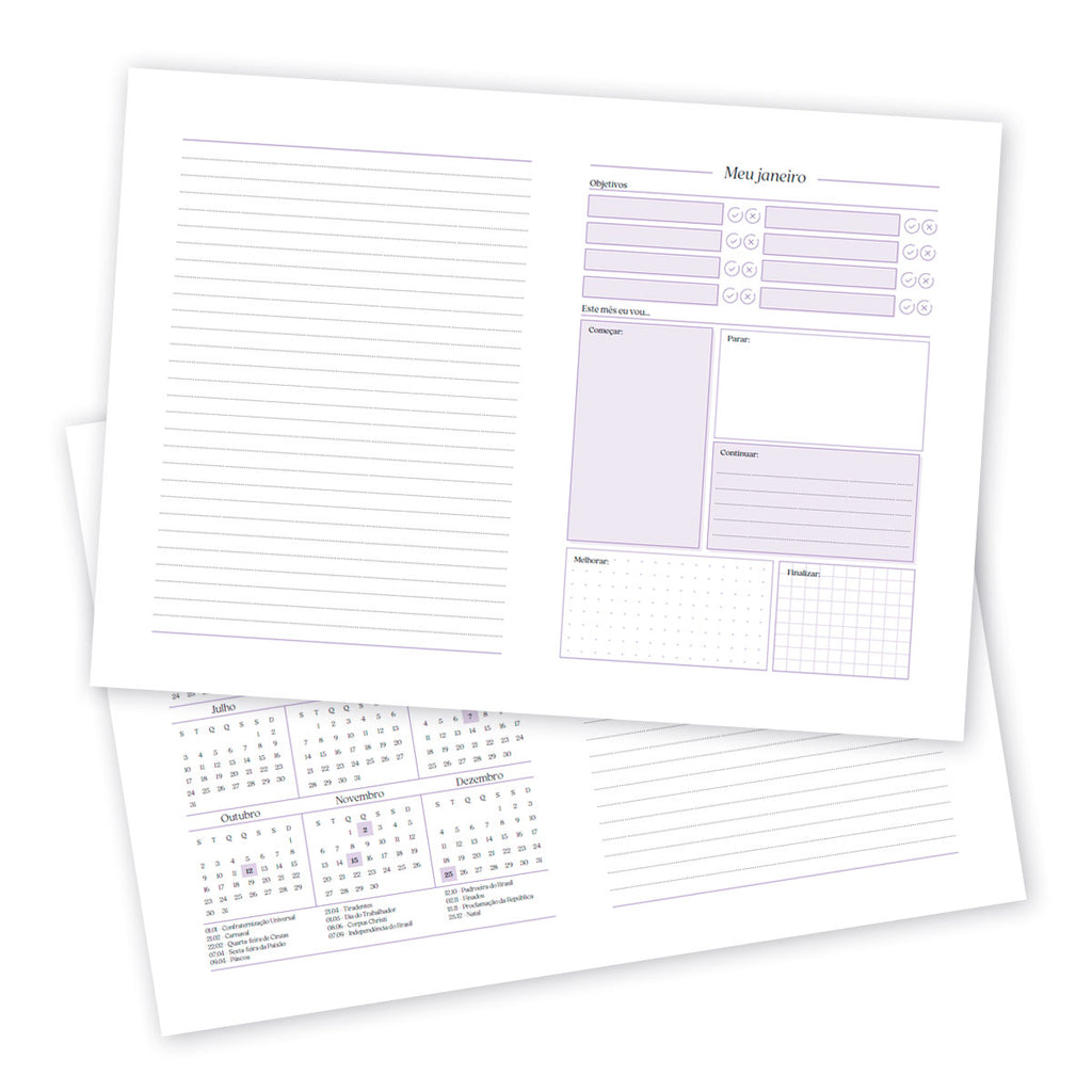 Planner do Professor Personalizado Trimestral