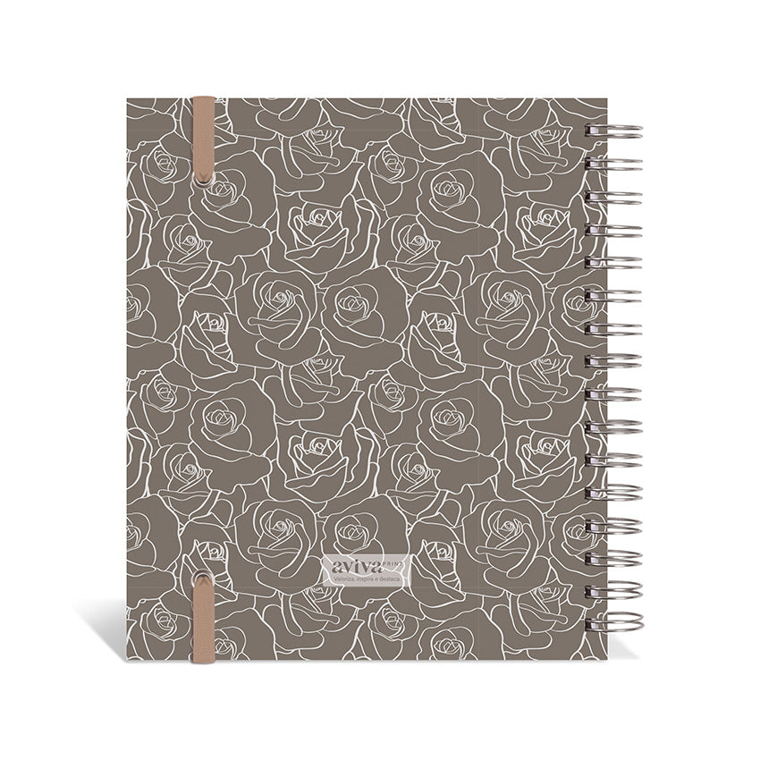 Planner 2027 Personalizado Bloom Premium Cacau