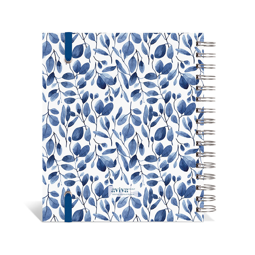 Planner 2027 Personalizado Botanics Premium Anil