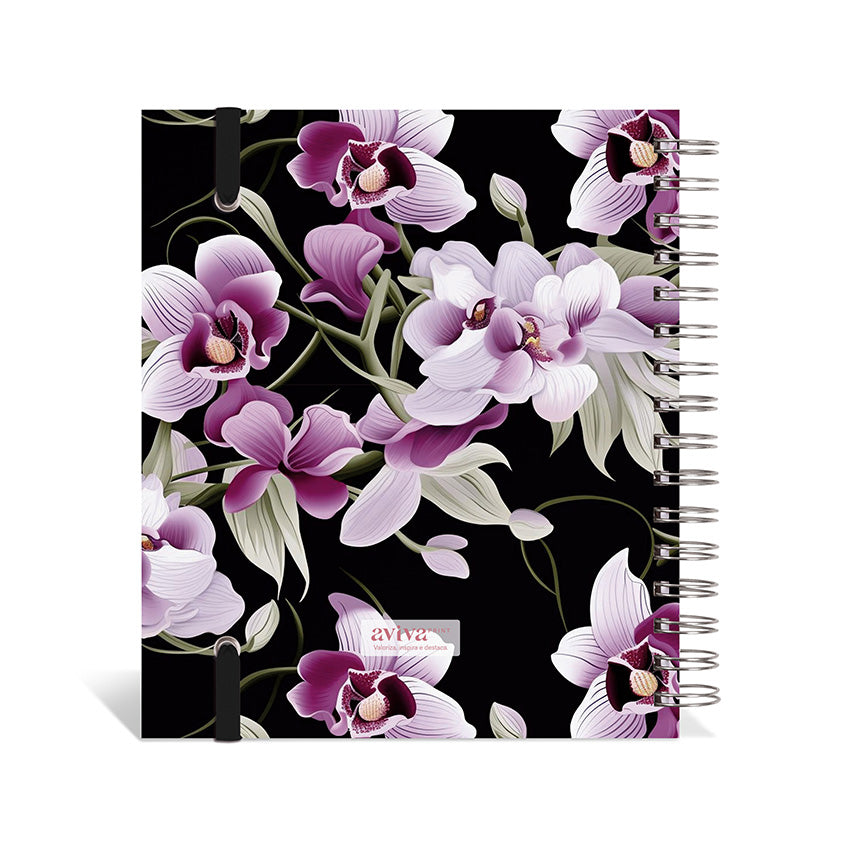 Planner 2027 Personalizado Bloom Premium Orquídea