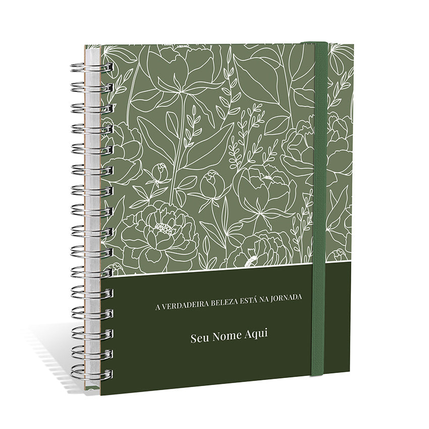 Planner 2027 Personalizado Botanics Premium Oliva