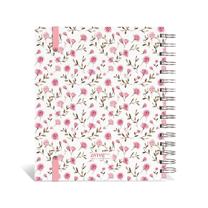 Planner 2027 Personalizado Bloom Premium Camélia