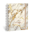 Planner 2027 Personalizado Mármore Premium Alabastro