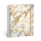 Planner 2027 Personalizado Mármore Premium Alabastro