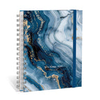 Planner 2027 Personalizado Mármore Premium Safira