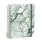 Planner 2027 Personalizado Mármore Premium Jade