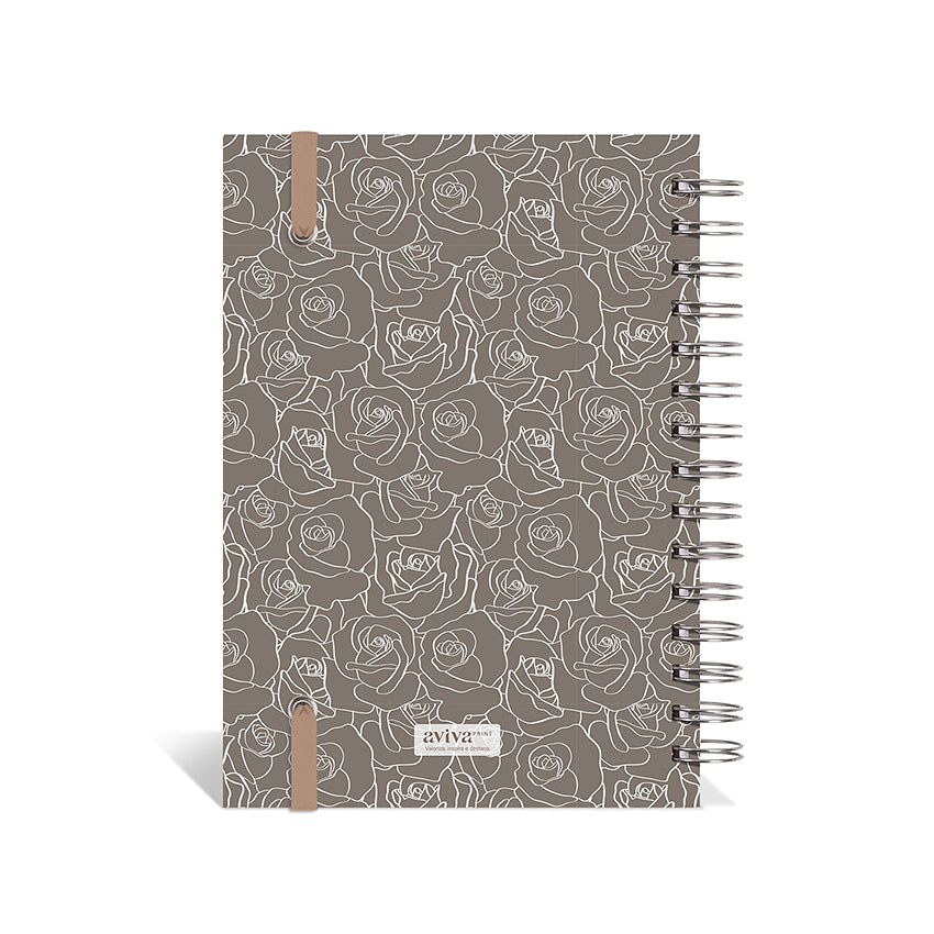 Agenda 2027 Personalizada Bloom Premium Cacau