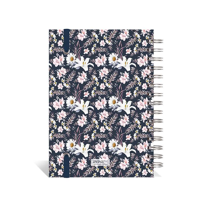 Agenda 2027 Personalizada Bloom Premium Lírio