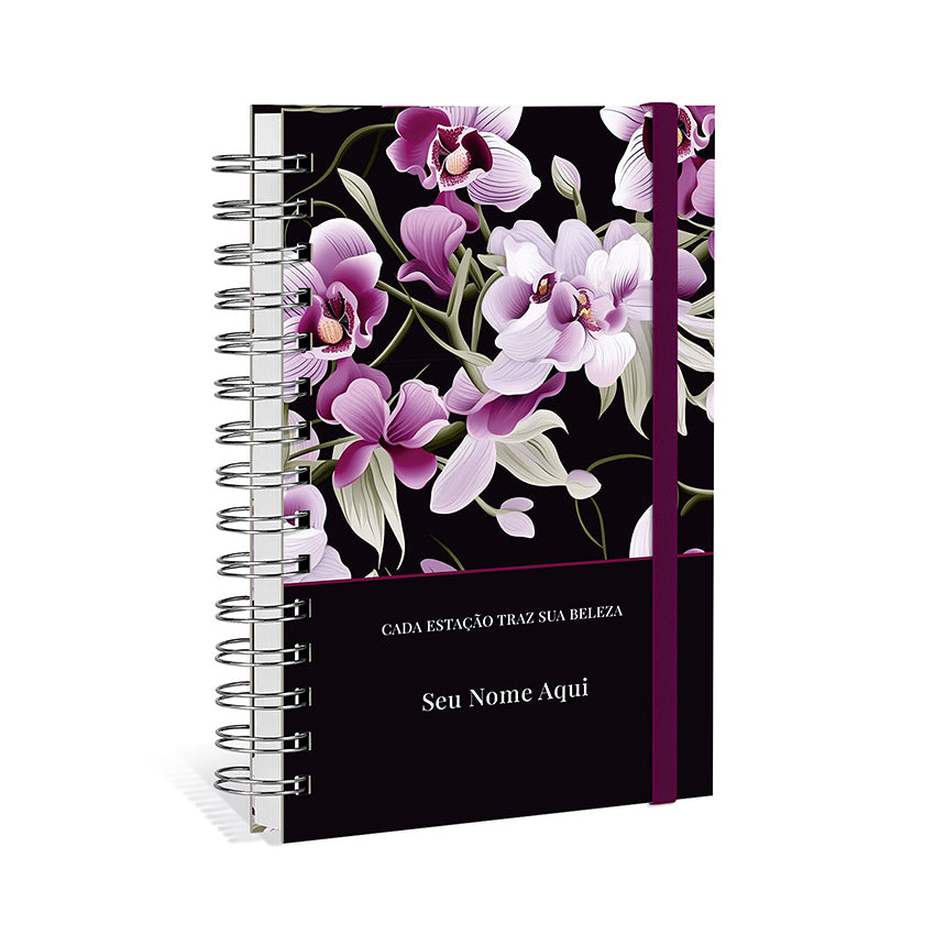 Agenda 2027 Personalizada Bloom Premium Orquídea