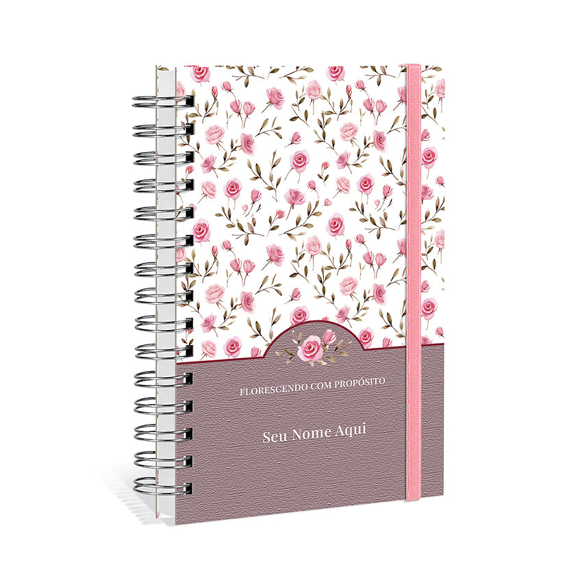 Agenda 2027 Personalizada Bloom Premium Camélia