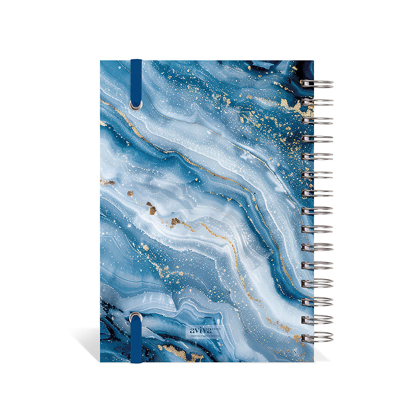 Agenda 2027 Personalizada Mármore Premium Safira
