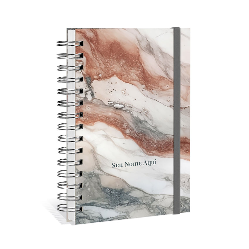 Agenda 2027 Personalizada Mármore Premium Sienna