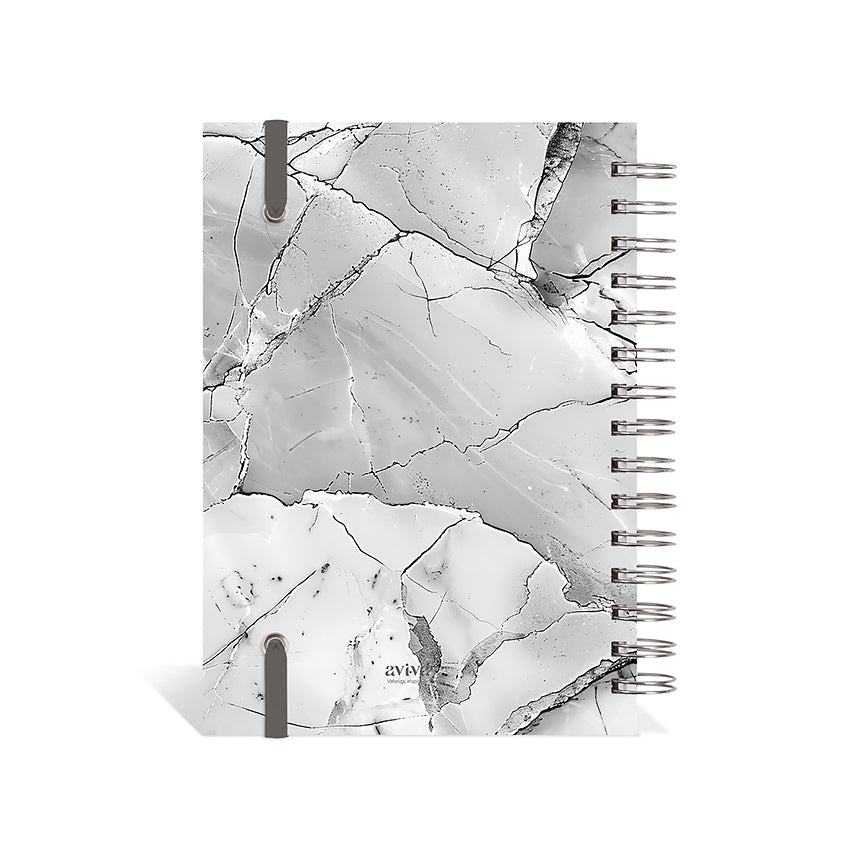 Agenda 2027 Personalizada Mármore Premium Carrara