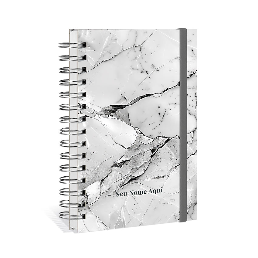 Agenda 2027 Personalizada Mármore Premium Carrara
