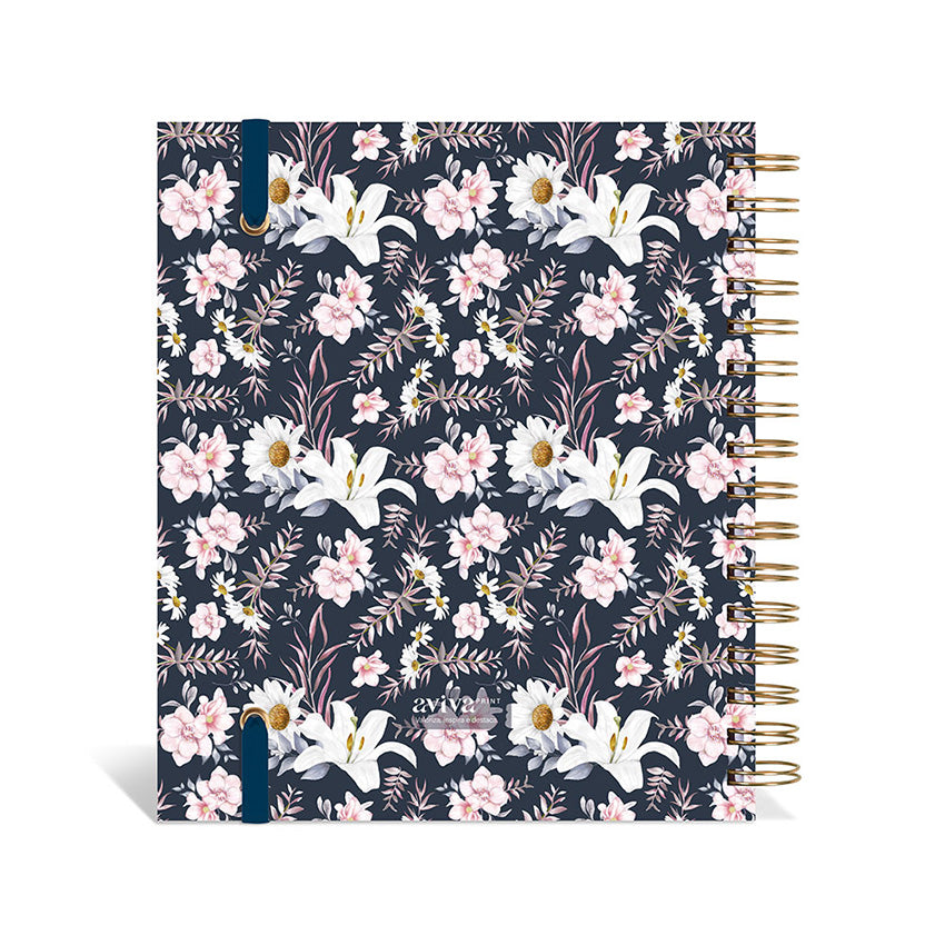 Planner 2027 Personalizado Bloom Prestige Lírio