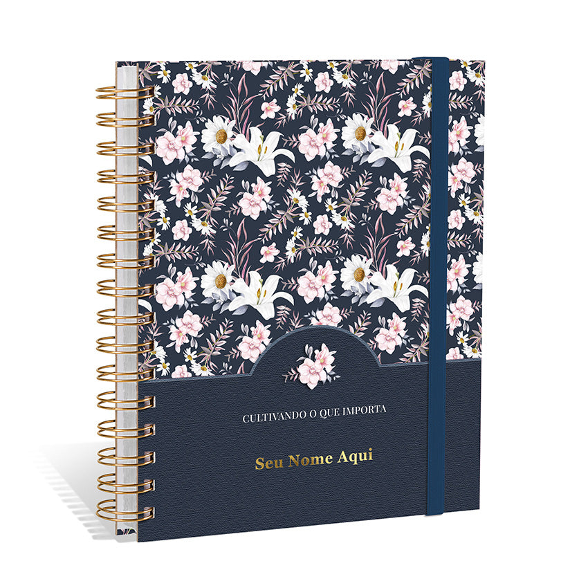Planner 2027 Personalizado Bloom Prestige Lírio