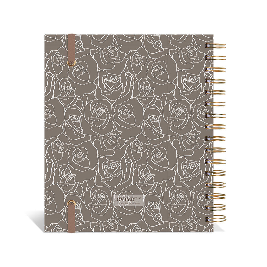 Planner 2027 Personalizado Bloom Prestige Cacau
