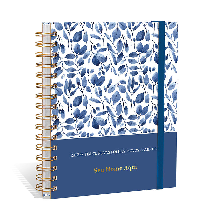 Planner 2027 Personalizado Botanics Prestige Anil