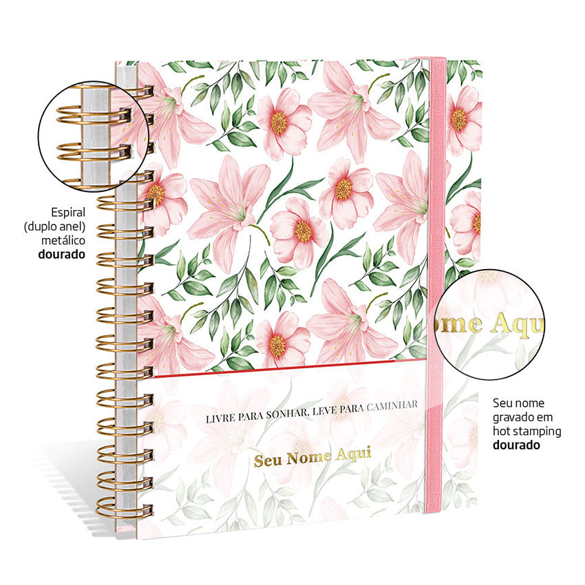 Planner 2027 Personalizado Bloom Prestige Corola