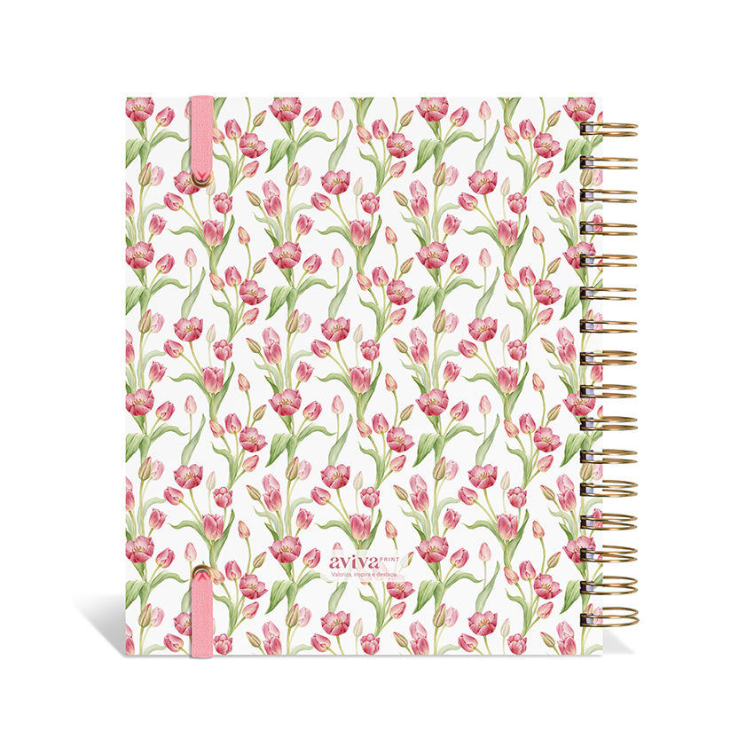 Planner 2027 Personalizado Bloom Premium Tulipa