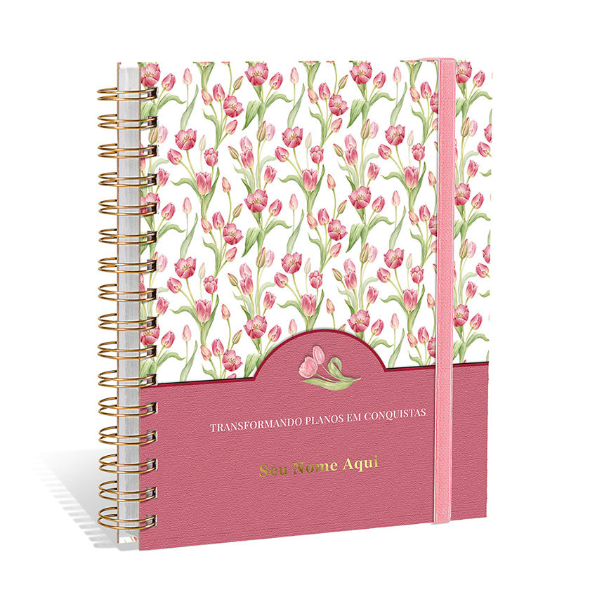 Planner 2027 Personalizado Bloom Premium Tulipa