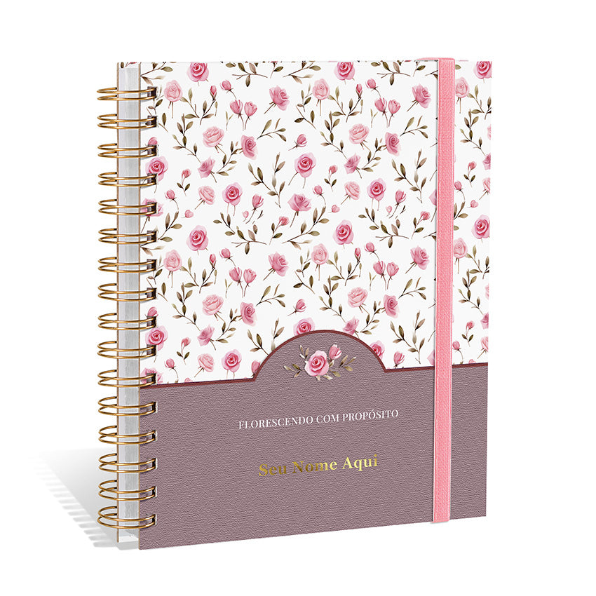 Planner 2027 Personalizado Bloom Prestige Camélia