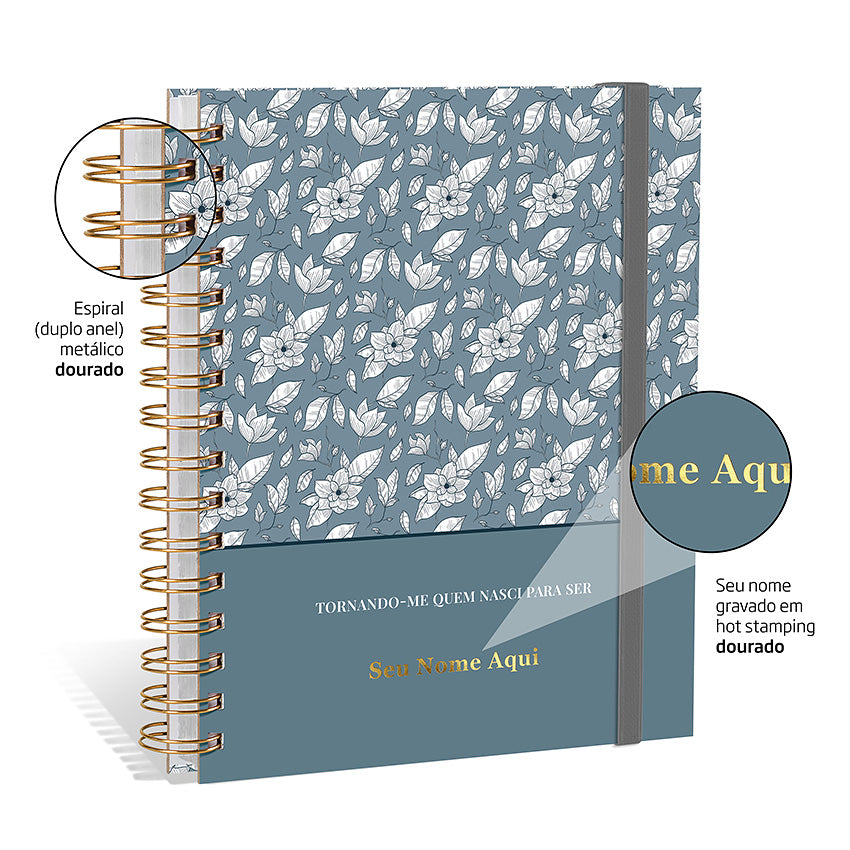 Planner 2027 Personalizado Bloom Prestige Pluma