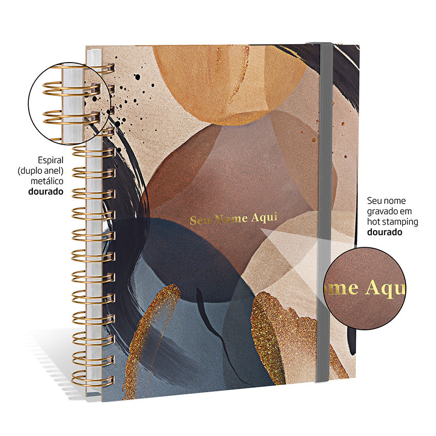 Planner 2027 Personalizado Forms Prestige Ônix