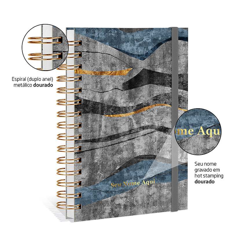 Agenda 2027 Personalizada Forms Prestige Basalto