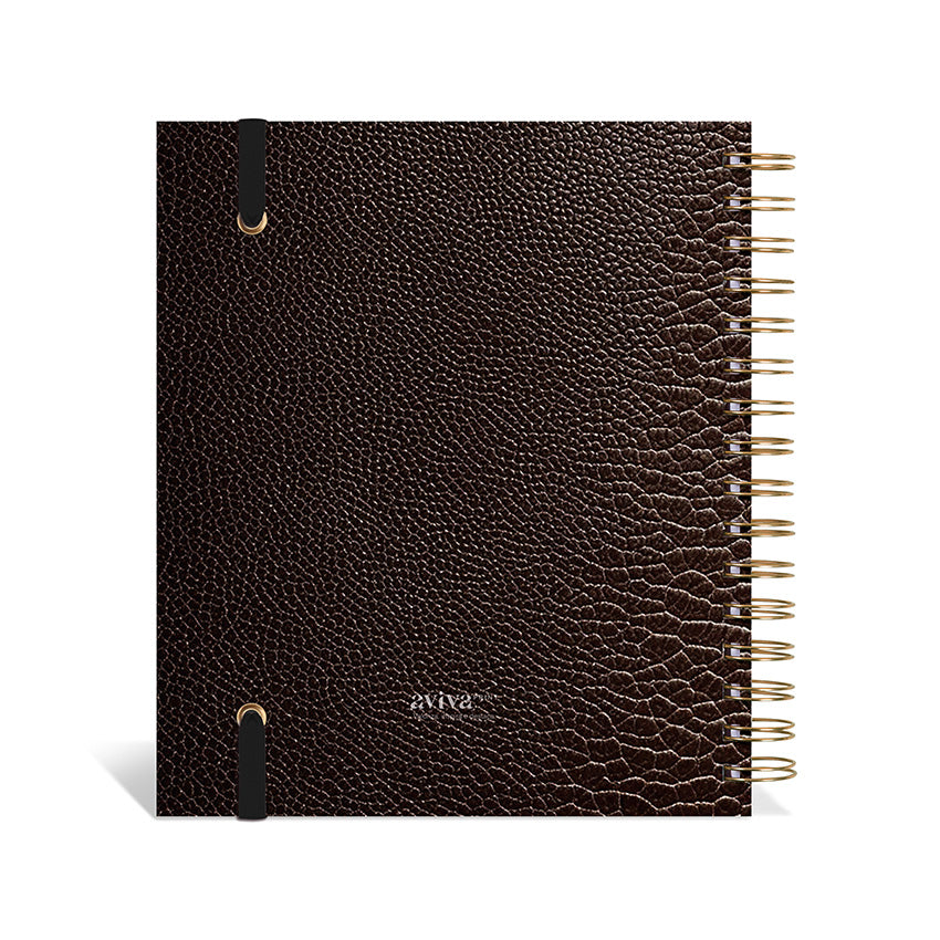Planner 2027 Personalizado Oxford Prestige Corvo