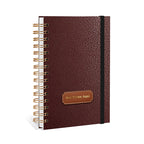 Agenda 2027 Personalizada Oxford Prestige Cognac