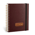 Planner 2027 Personalizado Oxford Prestige Cognac