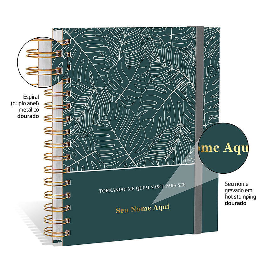 Planner 2027 Personalizado Botanics Prestige Eucalipto