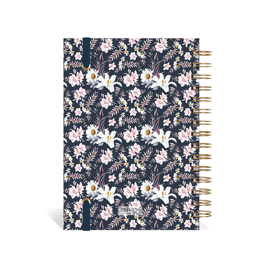 Agenda 2027 Personalizada Bloom Prestige Lírio