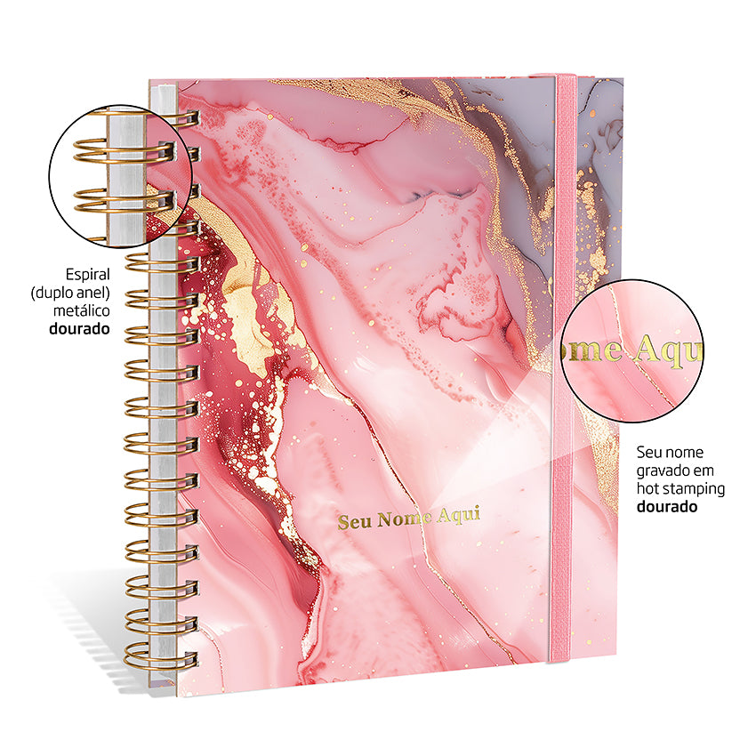 Planner 2027 Personalizado Mármore Prestige Granada