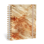 Planner 2027 Personalizado Mármore Prestige Âmbar