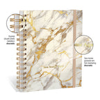Planner 2027 Personalizado Mármore Prestige Alabastro